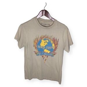 Van Halen 1979 World Tour Graphic Band Tee Size Small.